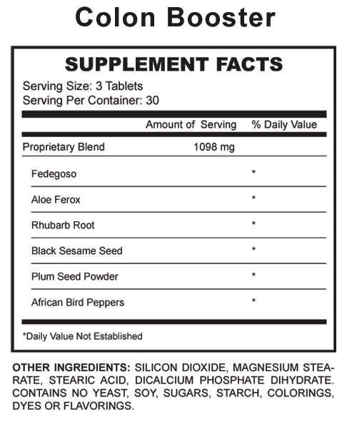 Colon Rx Label Colon Booster – pure-body-institute